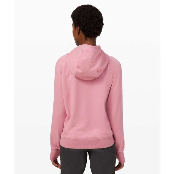 Lululemon Scuba Pullover Pink Taupe Sweatshirt Size 10 - Picture 2 of 13
